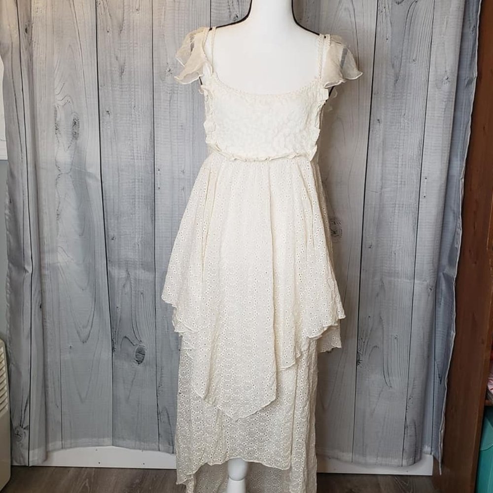 Free People Candelight Hi-Lo Dress Boho Wedding - Picture 2 of 12